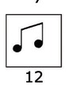 Toggle w/lighted symbols Stereo B