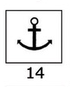 Toggle w/lighted symbols Anchor winch B