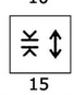 Toggle w/lighted symbols Door B