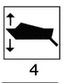 Toggle w/lighted symbols Flaps V