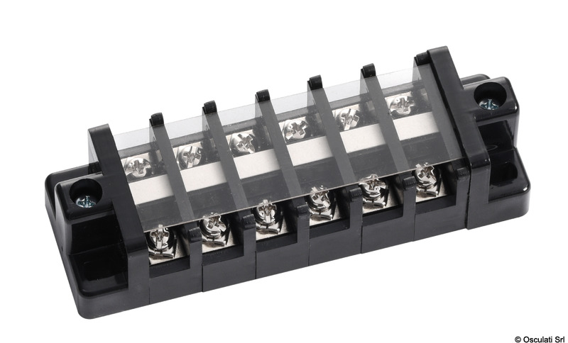 Electrical cable terminal for 6 terminals 20 A