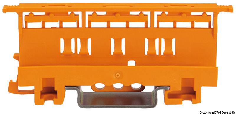 Mounting carrier for 4-mm2 connectors