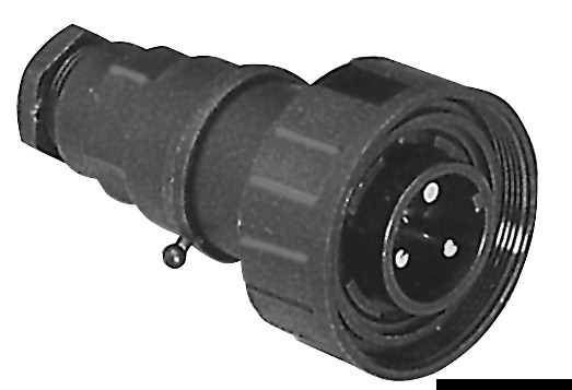 Bulgin 2-pole male plug 10 A