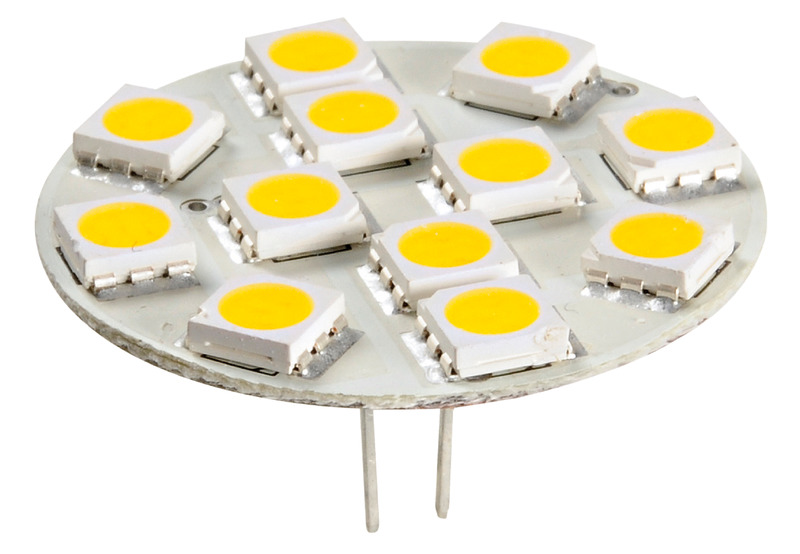 12-LED bulb G4 rear connection Ø 30 mm