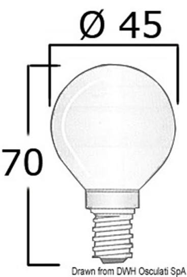 12V 40W E14 Light Bulb