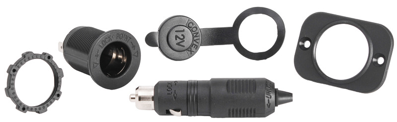 Kit power socket + plug