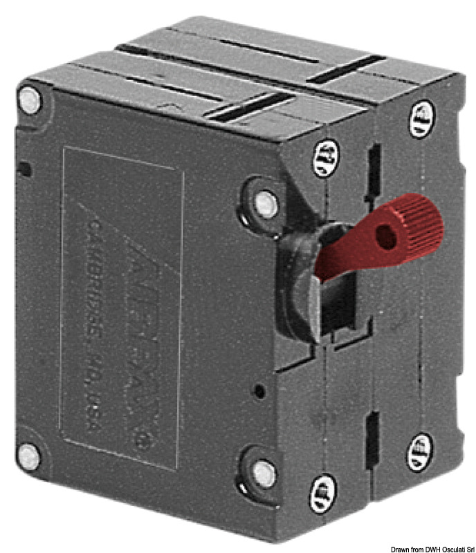 Airpax hydraulic magnetic circuit breaker 5A 80 V