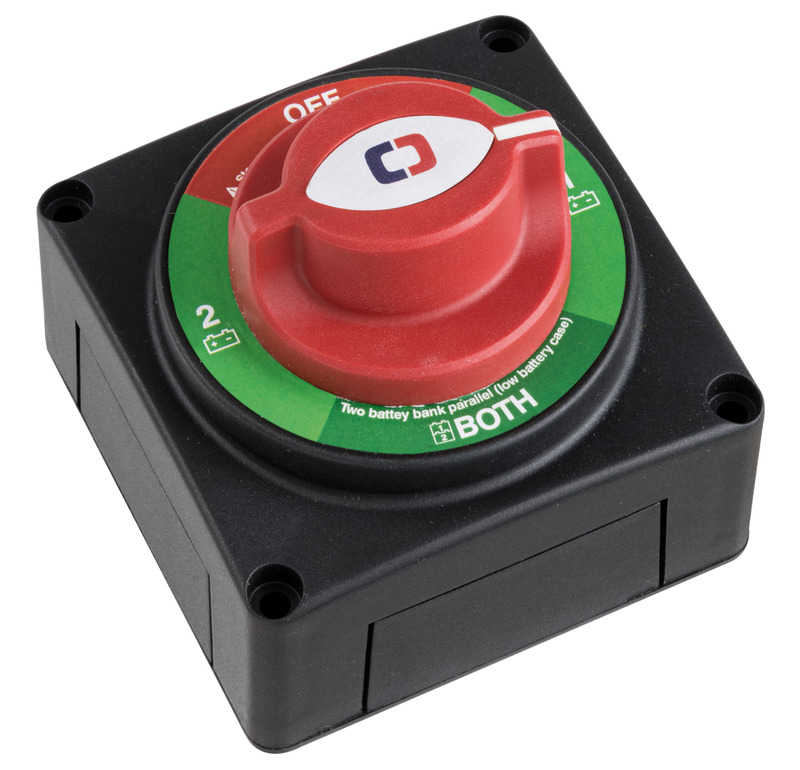 Battery disconnector/switch 550A OFF-1-BOTH-2