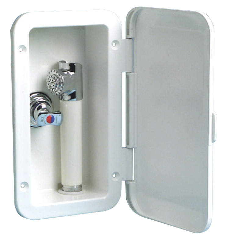 Shower box with mixer PVC hose 2.5 m Wall mounting