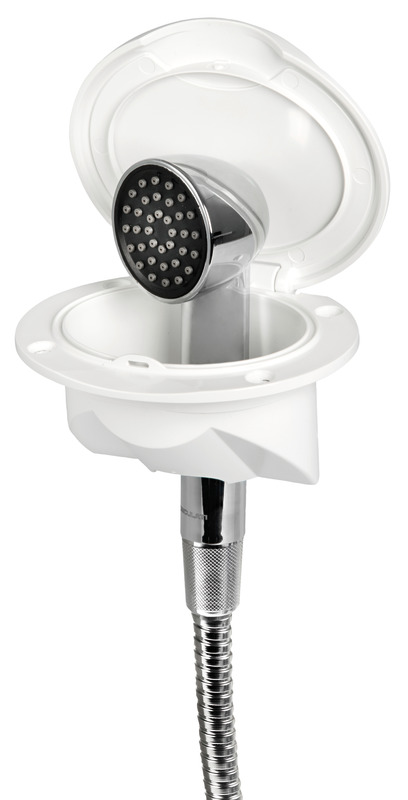 Nuvola deck shower w/Keji shower SS hose 4m