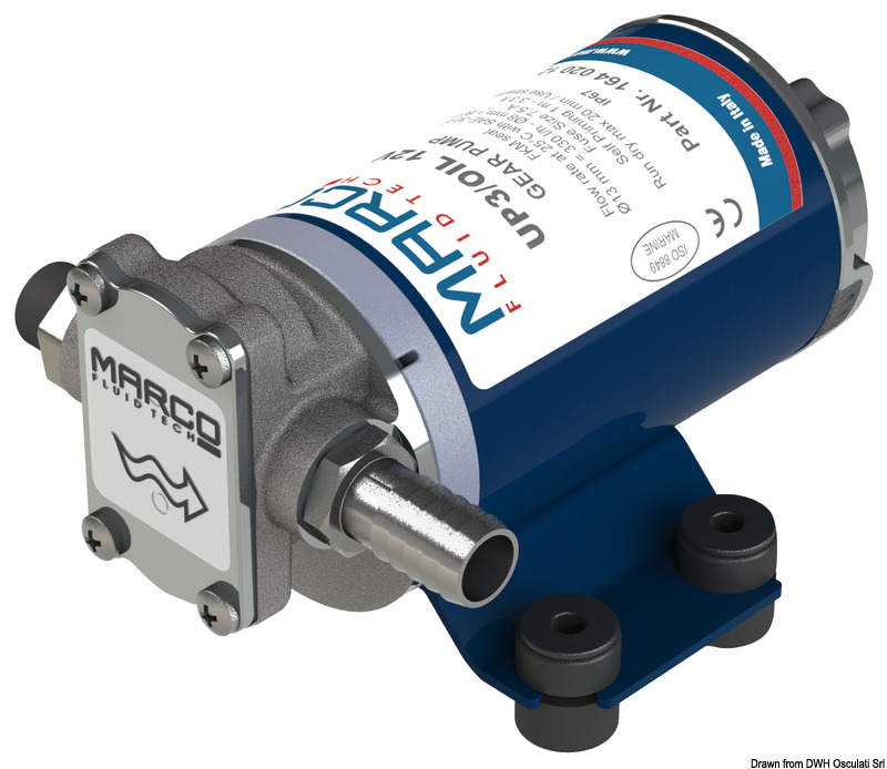 Marco electric pump for oil pouring/replacem. 12 V