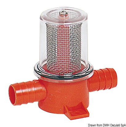 Flush mount filter 1/2"