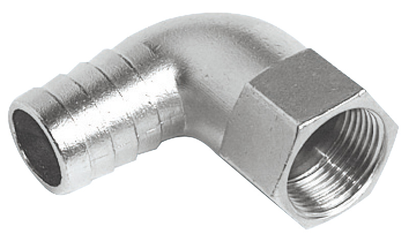 90° Female hose adaptor 1" x 30 mm
