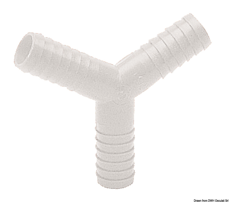 Nylon Y-fitting 12 mm