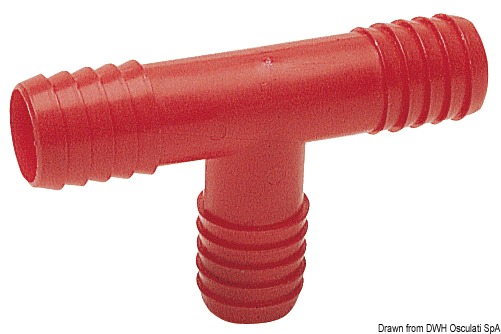 PP T-fitting 18 mm