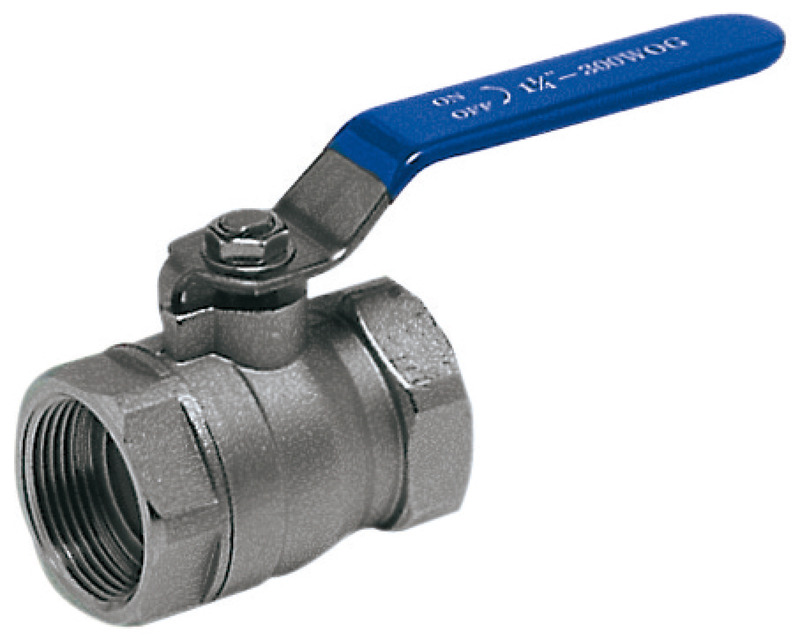 Ball valve chromed brass 1"1/2
