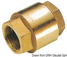Brass check valve 1"