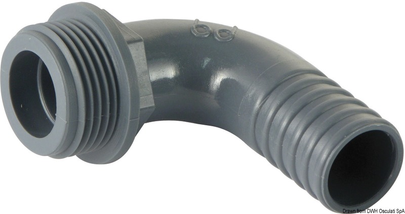 90° PP hose adapter 3/4" x 25 mm