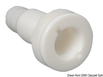 Nylon/fiberglass seacock 2"1/4 38 mm