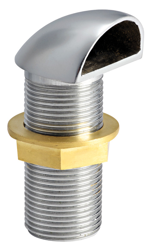 Chromed brass scupper 1"1/4