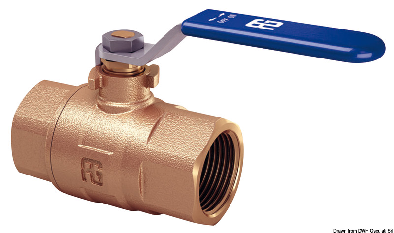GUIDI bronze F-F ball valve full flow 3/8"