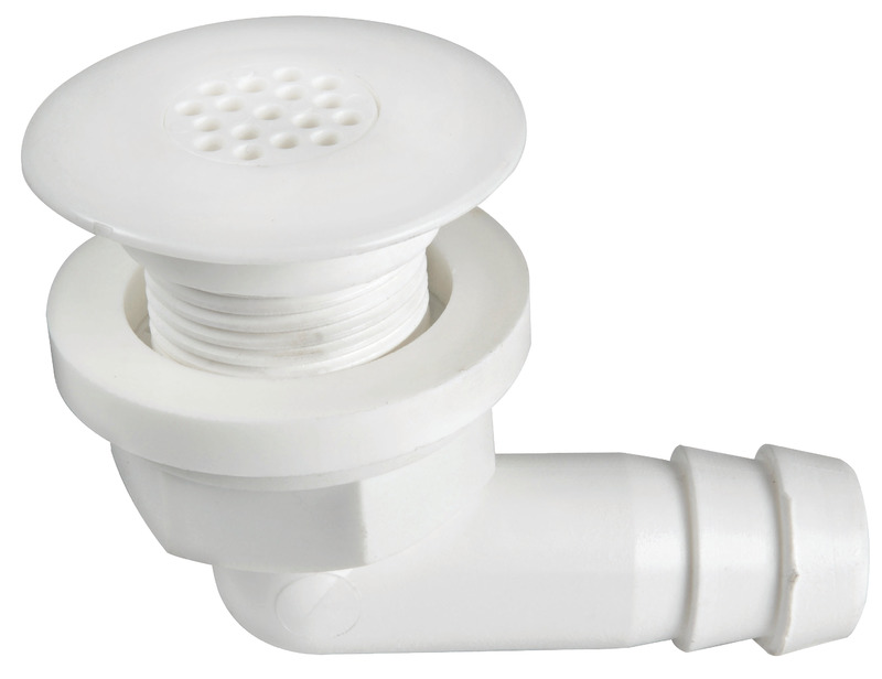 Shower nylon drainer 100° elbow 29 mm