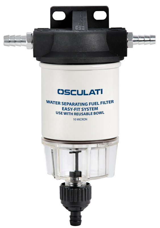 Strainer + water/fuel separator