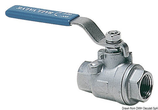 Full-flow ball valve AISI 316 1"1/2