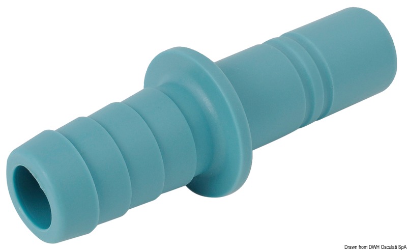 Cylindrical straight fitting for 16mm-hose