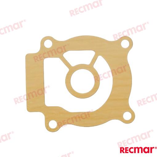 Water pump base gasket OEM: OMC: 5031419, 5036681; Suzuki: 17472-96300, 17472-96301, 17472-96302, 17472-96304, 17472-96304-000