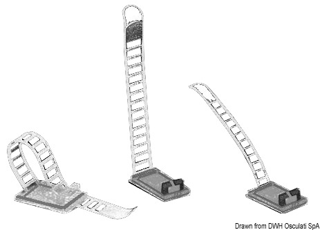 Adjustable cable clamp w/ screw max 26 mm