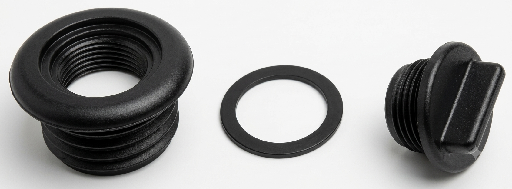 Nylon water drain plug black
