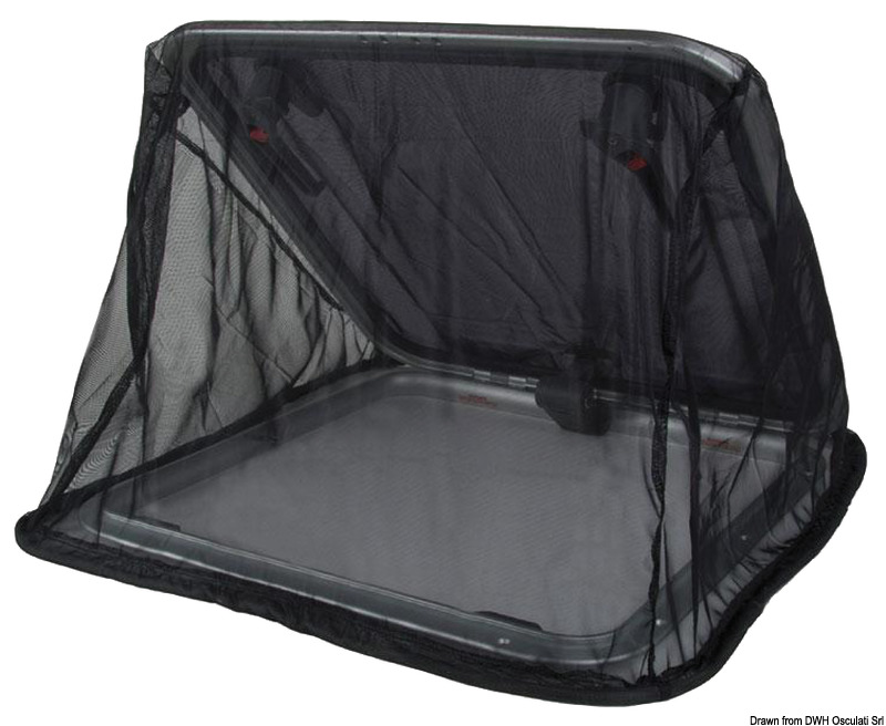 Flyscreen mesh for outdoor hatches 620 x 620 mm