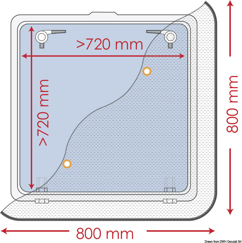 Flyscreen 800 x 800 mm