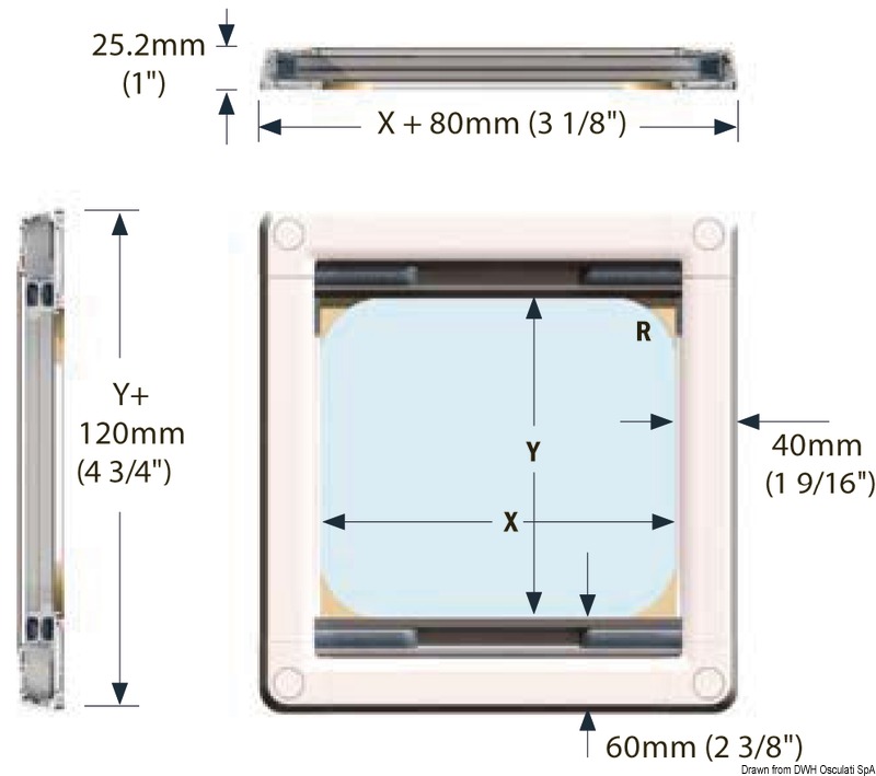 OCEANAIR SkyScreen Pleated f. Lewmar 10
