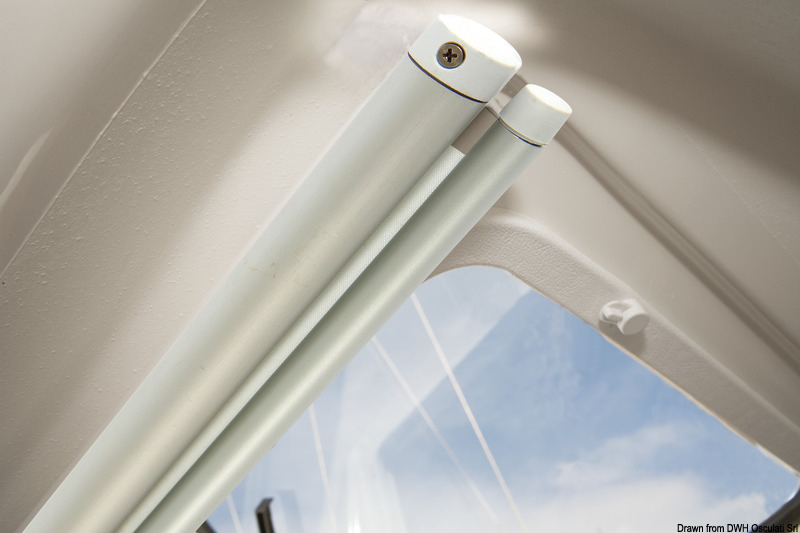 Oceanair roller blind 340 x 280 mm White roller hardware