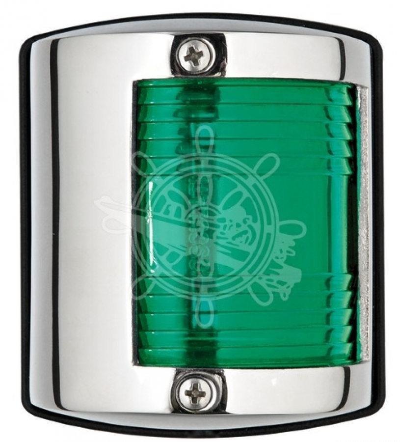 Навигационные огни зеленый  AISI316 12V 10W 112.5°