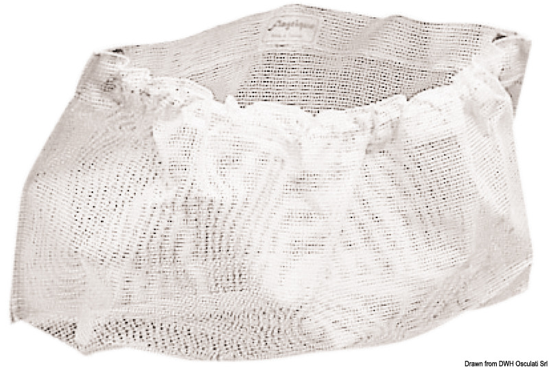 Storage pocket white sail fabric 240 x 390 mm