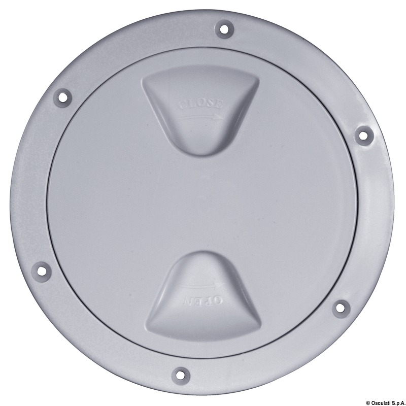Inspection hatch 8" grey RAL 7042
