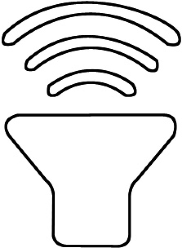 Q Box white diaphragm horn