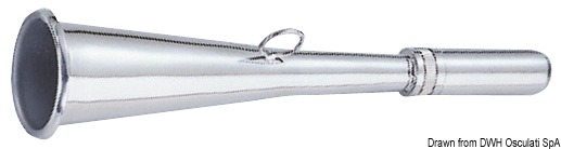 Fog horn mirror-polished 185 mm