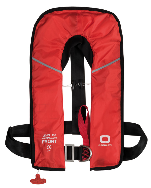 1MAD 150 N lifejacket w/safety harness