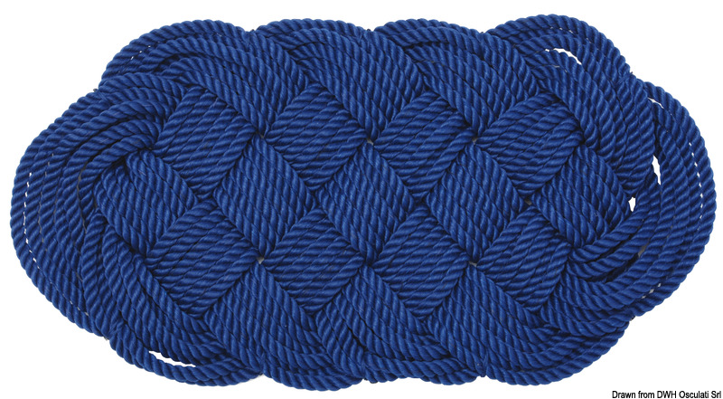 Nylon fop rope blue 60 x 32 cm