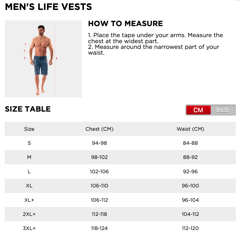 Neoprene Vest Men Lime Green 50N Size L