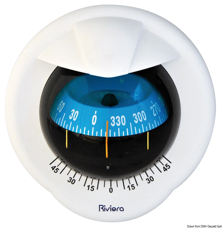 RIVIERA Pegasus compass 3" white rose/blue body