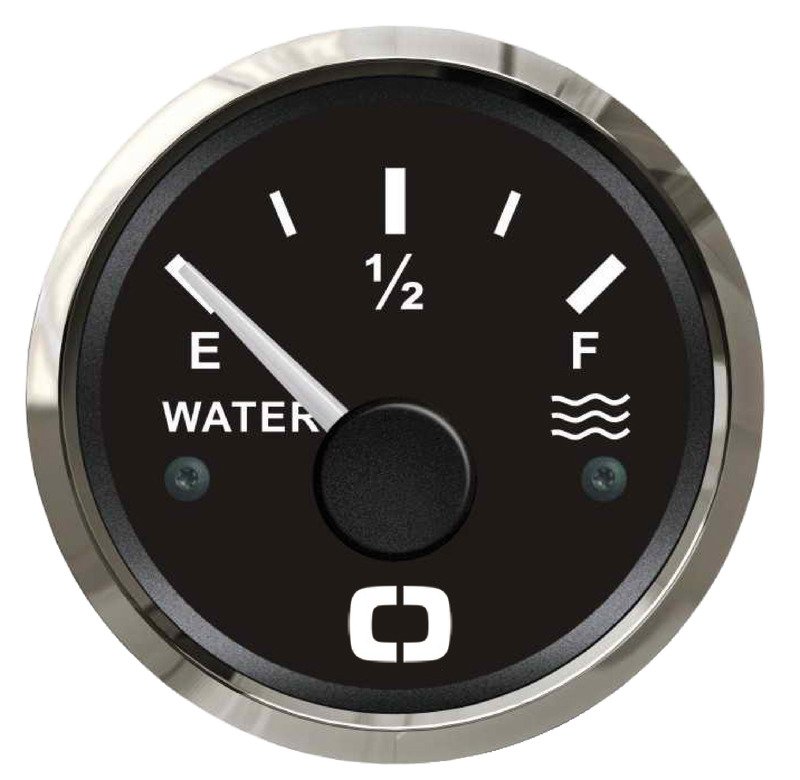 Water level gauge 240/33 ohm black/glossy