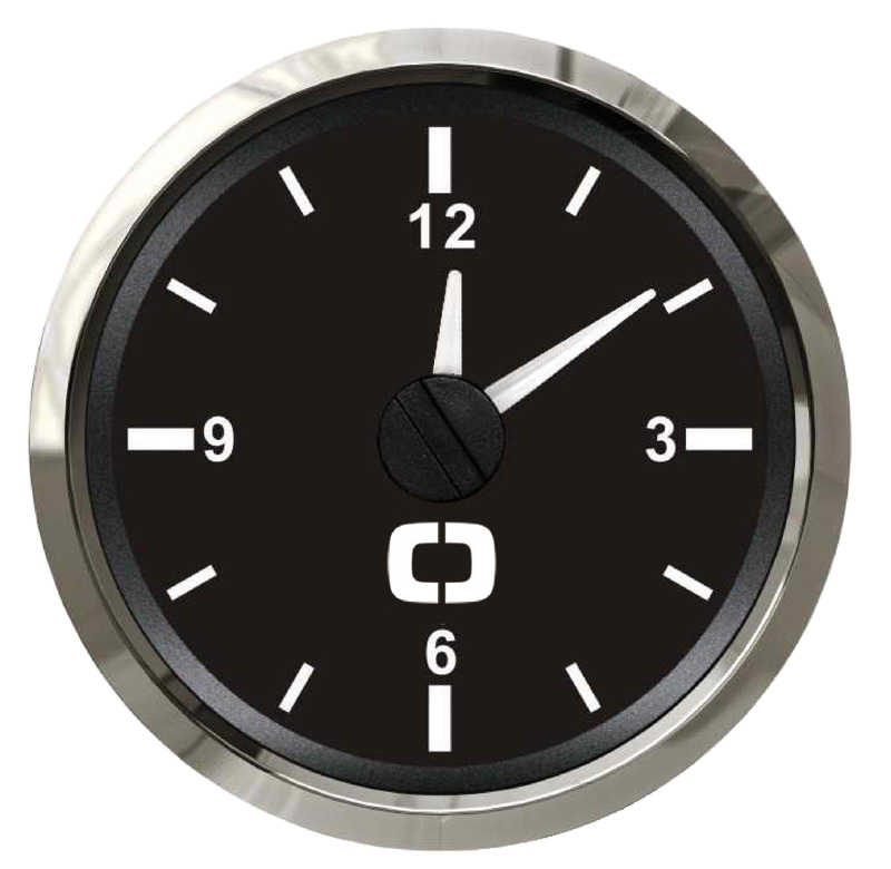 Quartz watch black/glossy