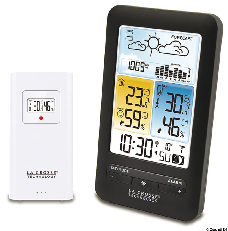 Compact radio-controlled meteo station
