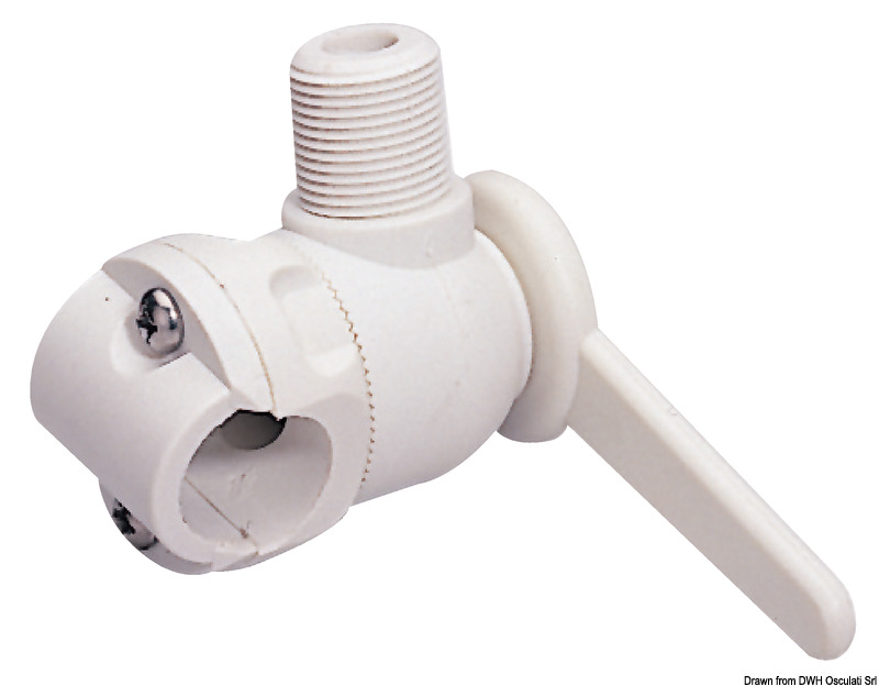 GPS/UHF antenna base w/universal screw thread