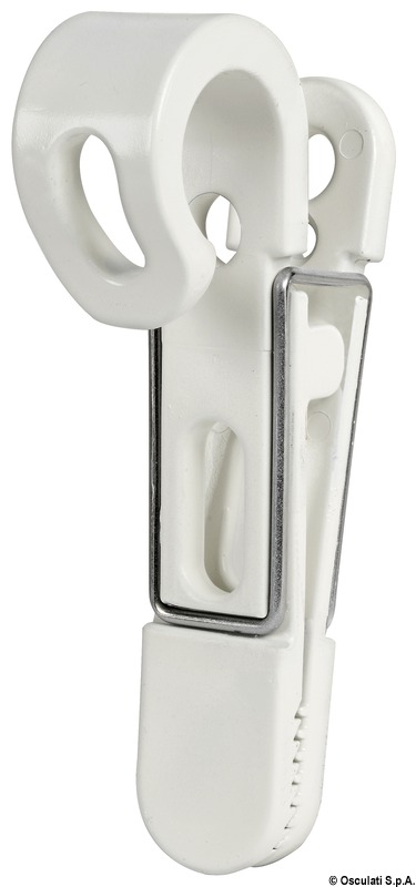Bulkhead fixing clip 22/28 mm